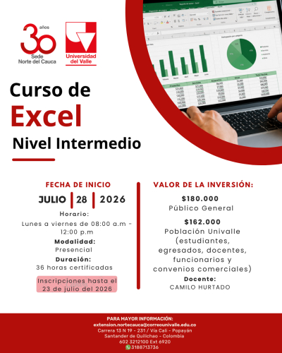 Curso de excel nivel intermedio