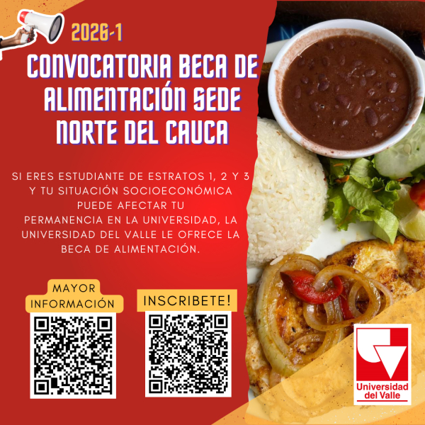 APERTURA DE LA CONVOCATORIA BECA DE ALIMENTACIÓN SEMESTRE 2026-1
